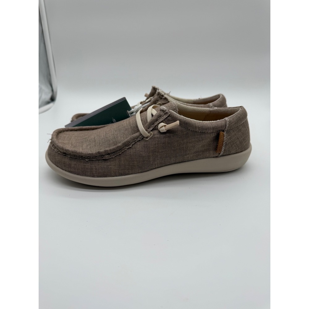 Revitalign Carefree Denim Taupe Orthotic Loafers Shoes Womens‎ 9.5B NEW